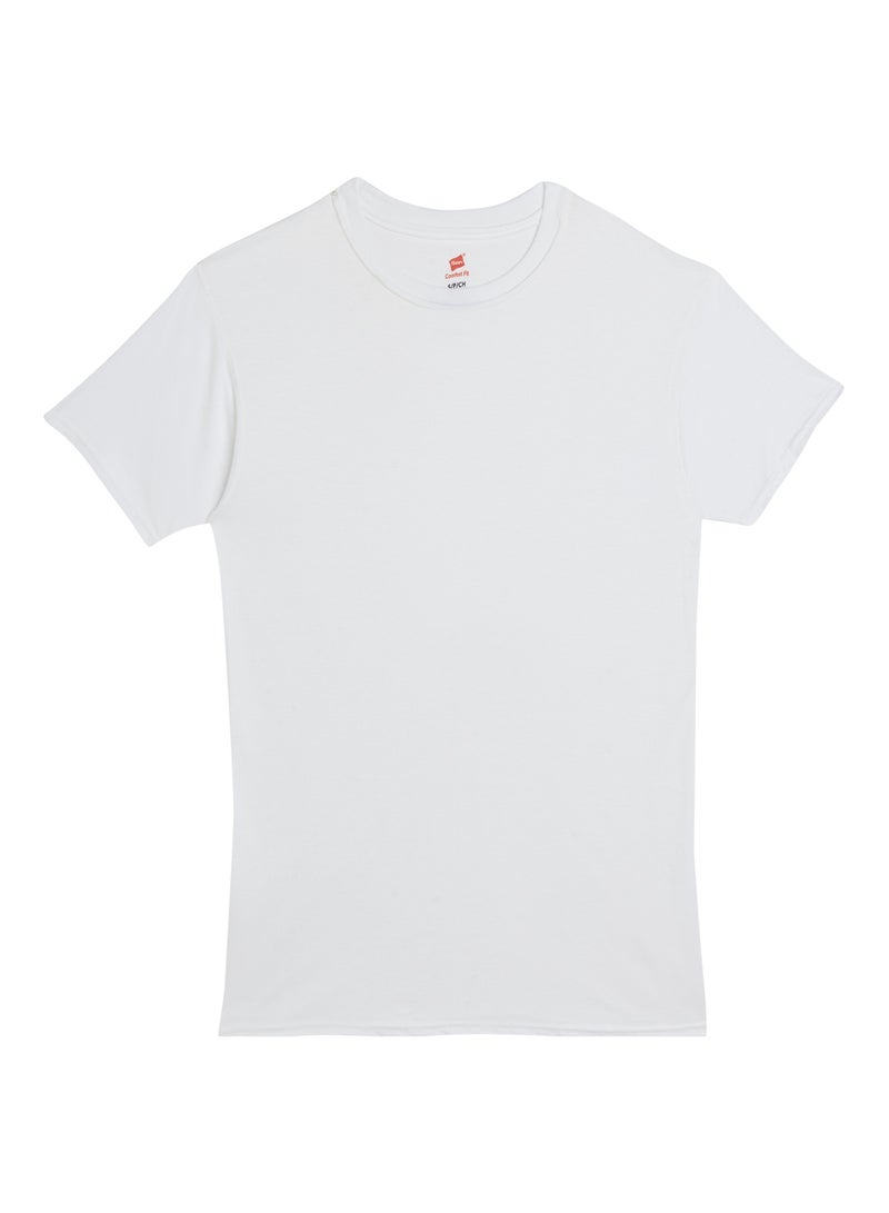 Hanes 3 Pack Solid Undershirts Assorted Color/Print  - Image 5