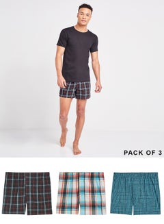Hanes 3 Pack Ultimate Casual Boxer Assorted Color/Print  - Image 1