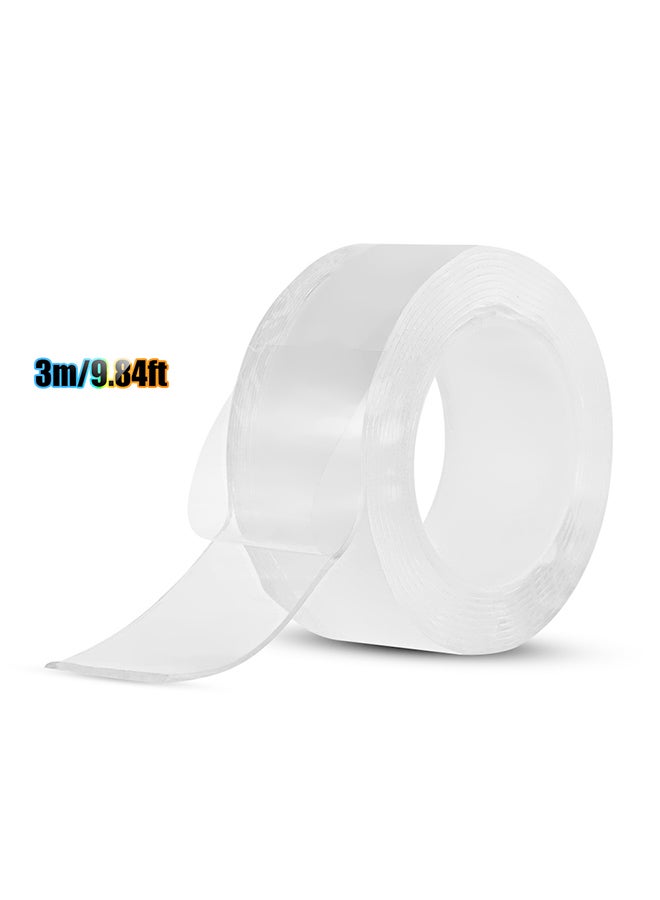 Generic Washable Traceless Double Sided Adhesive Tape White  - Image 1