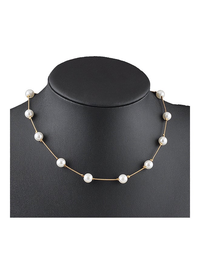 Exquisite Pearl Bead Necklace