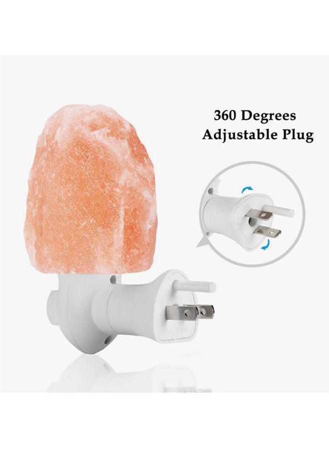 سيثيريا مصباح من ملح الهمالايا الصخري برتقالي 5.7 x 4.8 x 2.9بوصة - Image 2