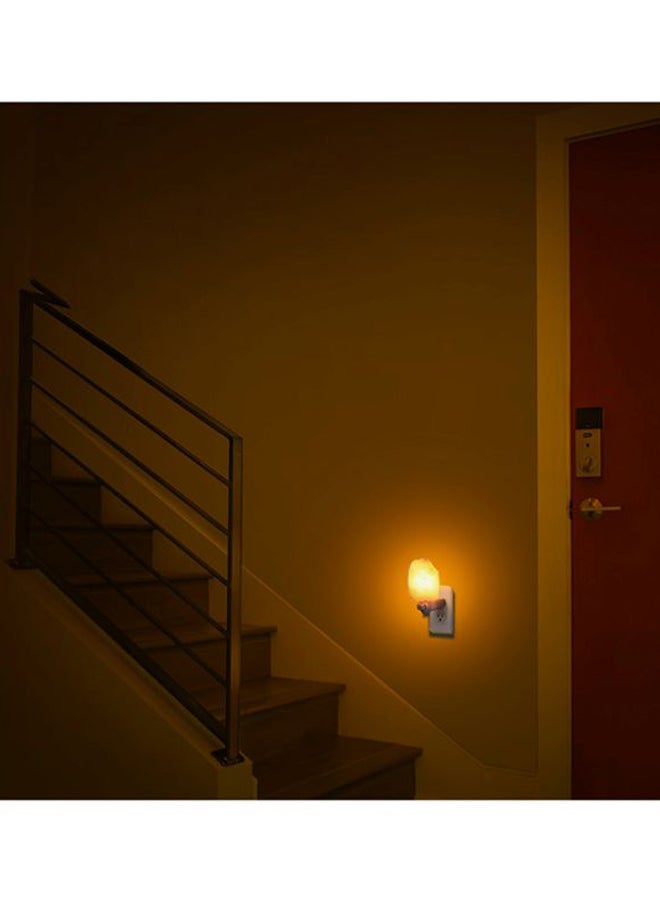 سيثيريا مصباح من ملح الهمالايا الصخري برتقالي 5.7 x 4.8 x 2.9بوصة - Image 5