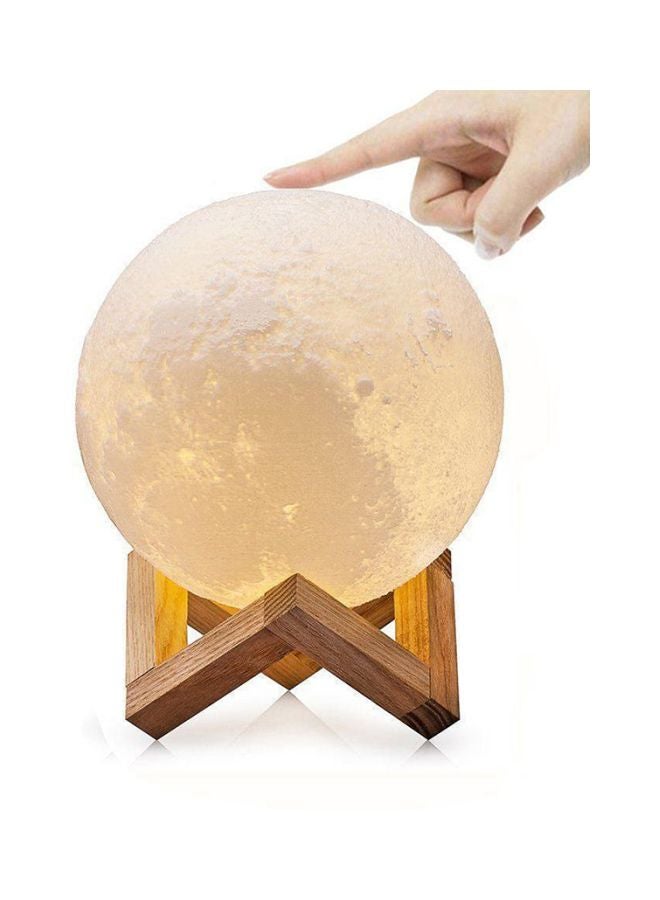 بيوينتي مصباح LED على شكل قمر بألوان متغيرة أبيض 7x20سم - Image 2