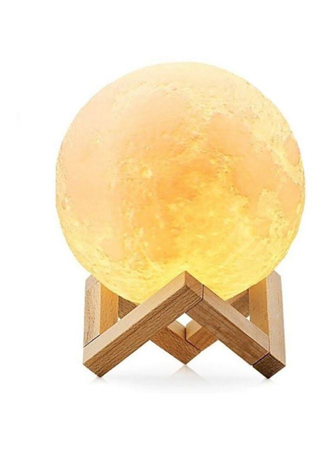 بيوينتي مصباح LED على شكل قمر بألوان متغيرة أبيض 13x13سم - Image 2