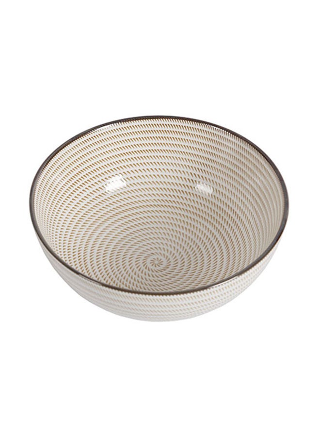 شاربدو وعاء للأرز والحساء أبيض/بيج 4.5بوصة - Image 3