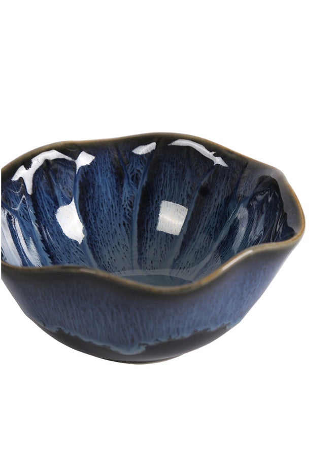 Sharpdo Kiln Eating Bowl Blue/Black 11x5cm  - Image 4