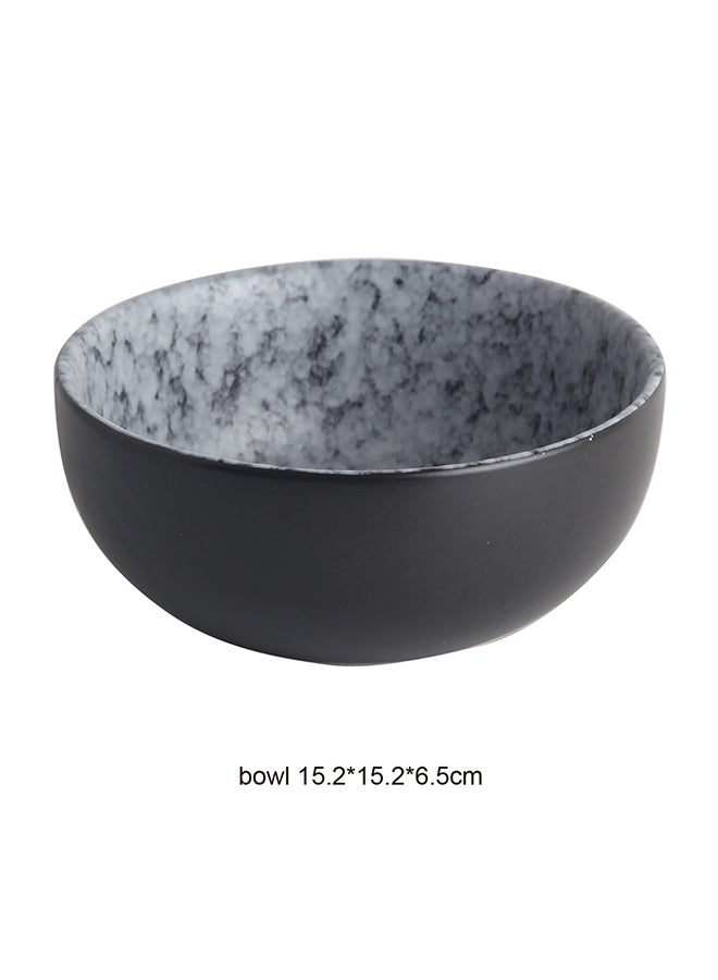 Sharpdo Snowflake Bowl 6-Inch Grey - Image 2