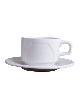 Cup And Saucer White 200ml - v1596632460/N27356112A_1