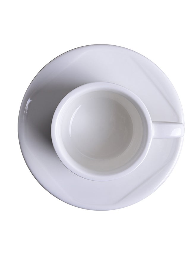 Cup And Saucer White 200ml