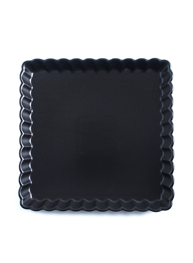 شاربدو طبق بيتزا أقحواني مربع أسود 20x20x2.5سم  - Image 1