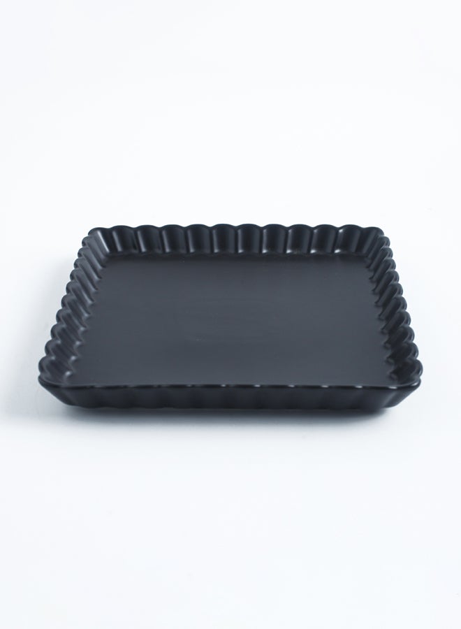 شاربدو طبق بيتزا أقحواني مربع أسود 20x20x2.5سم  - Image 2