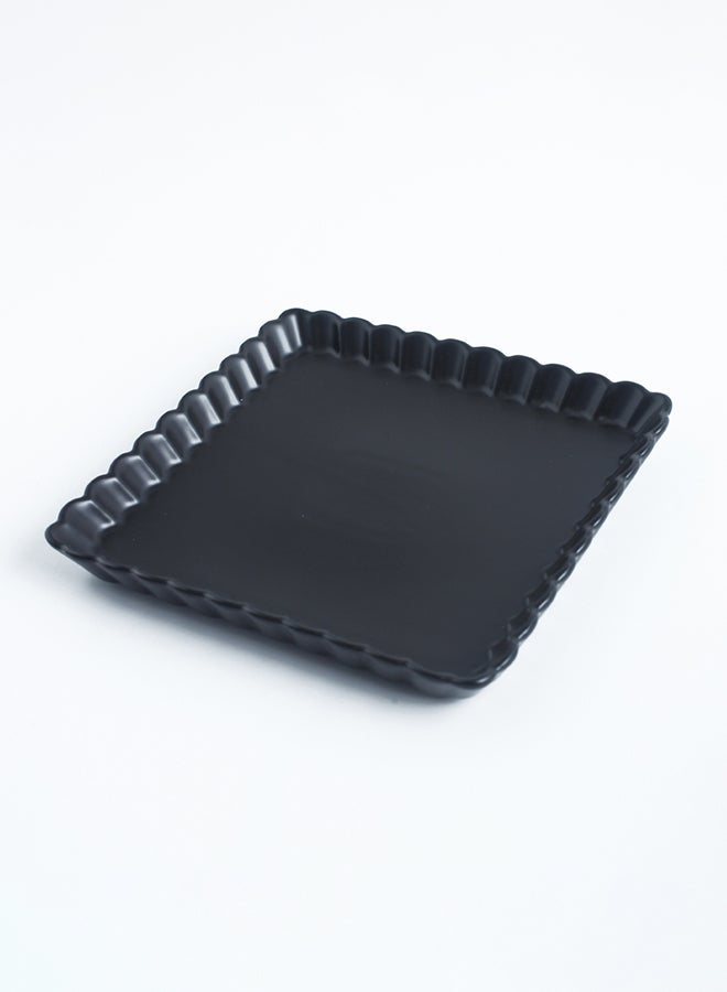 شاربدو طبق بيتزا أقحواني مربع أسود 20x20x2.5سم  - Image 3