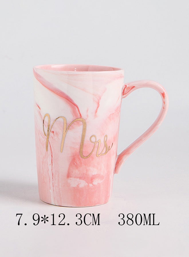 Shuer Ceramic Cup Pink 7.9x12.3cm - Image 2