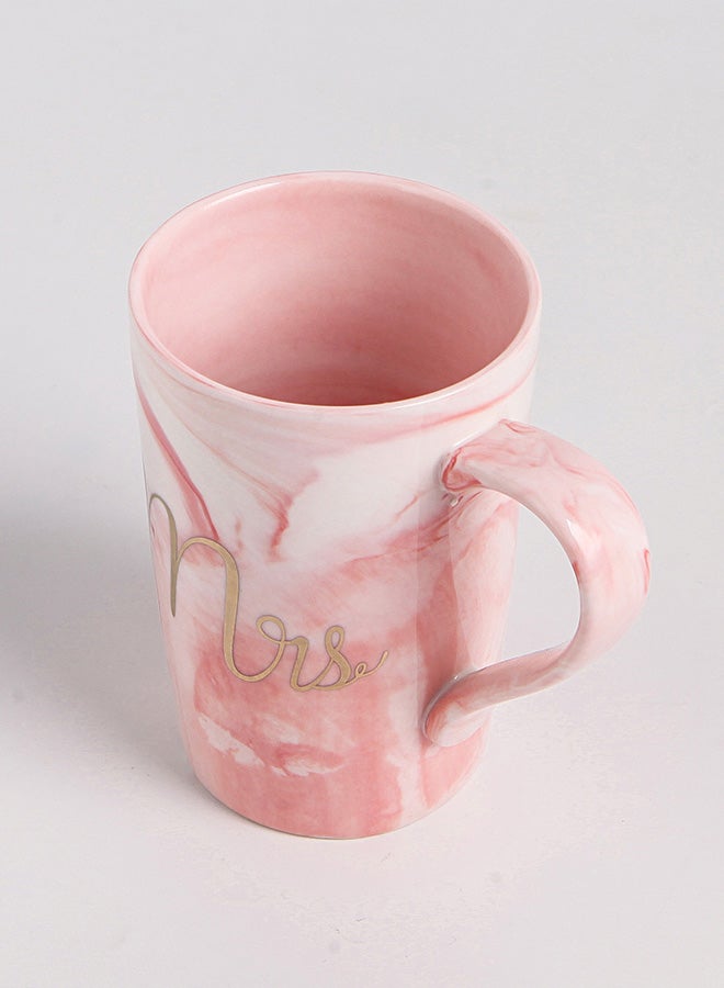 Shuer Ceramic Cup Pink 7.9x12.3cm - Image 3