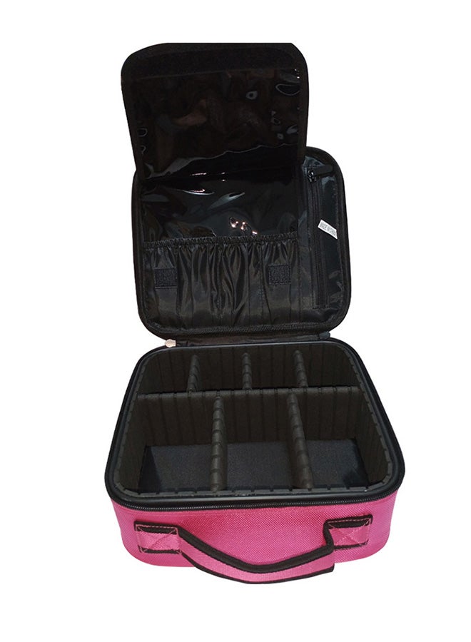 Professional Cosmetic Storage Bag Red - Image 3