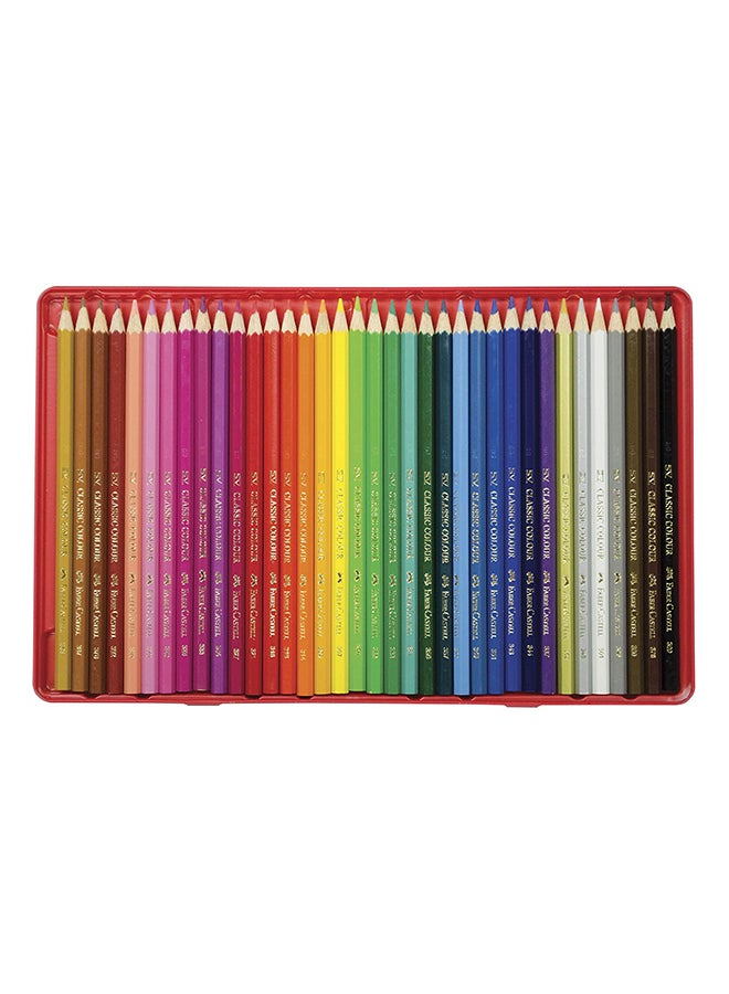 FABER-CASTELL - 36-Piece Classic Colour Pencil Set Multicolour - Image 1