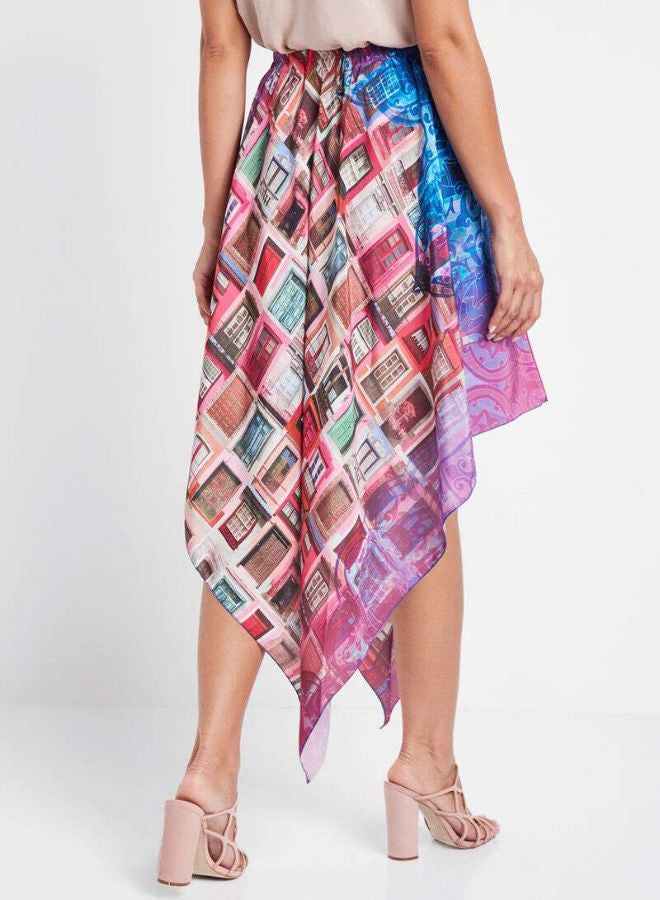 ZYLIST - Printed Midi Length Skirts Multicolour - Image 1