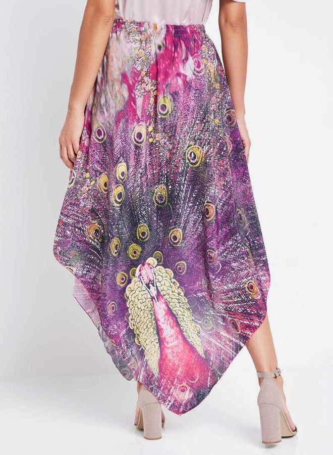ZYLIST Printed Midi Length Skirts Multicolour  - Image 2