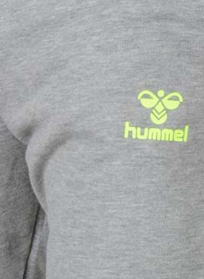 Hummel Cotton Sweatpants Dark Grey Melange  - Image 3