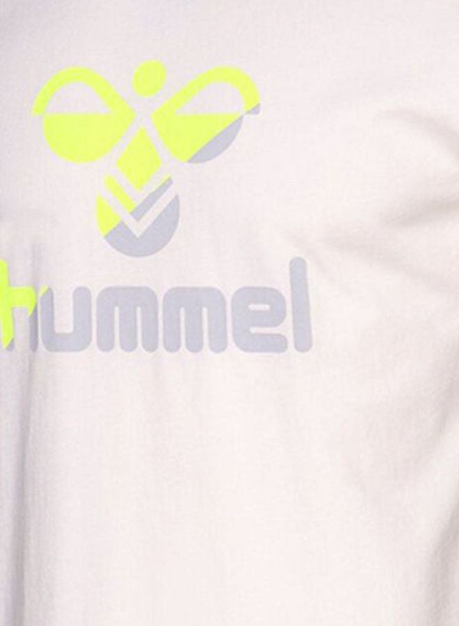 Hummel Rodney Printed T-Shirt Off White  - Image 2