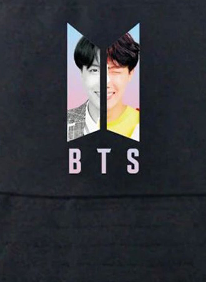 J-Hope Printed Bucket Hat Black/Yellow/Grey - Image 3