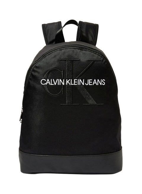 Contrast Logo Backpack Black