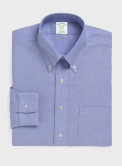 Brooks Brothers Collared Buttoned Down Shirt Blue  - Image 1