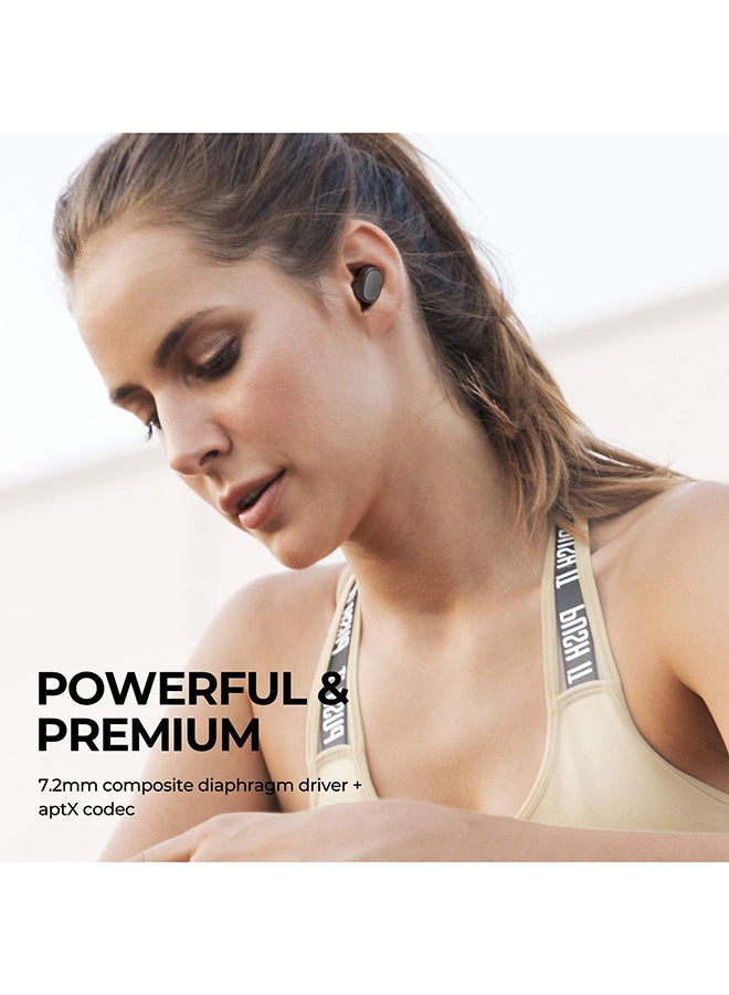 Truedot True Wireless Earbuds With Smart Touch Control Black