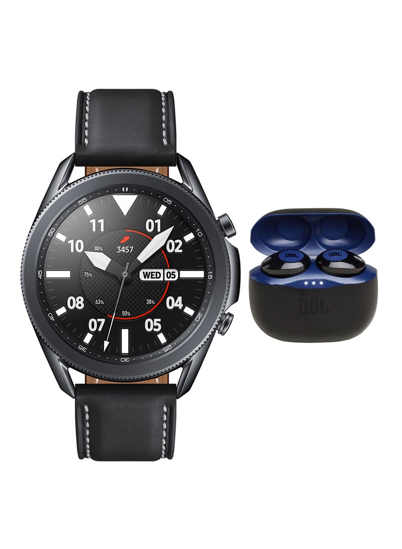 Samsung Galaxy Watch 3 SS With JBLTune120 True Wireless Headset Mystic Black - Image 1