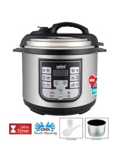 سانفورد قدر ضغط كهربائي مزود بعدد 8 وظائف للضبط المسبق 6.0 L 1000.0 W SF3200EPC أسود/فضي  - Image 1