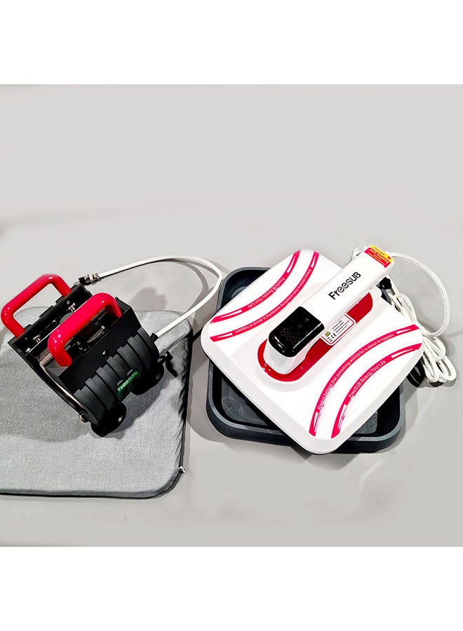 Freesub - 2-In-1 Mini Portable Heat Press Machine Multicolour - Image 1