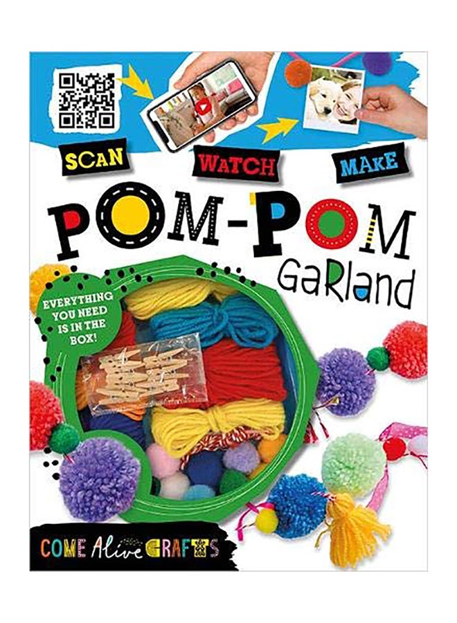 Pom-Pom Garland Hardcover English by Make Believe Ideas 