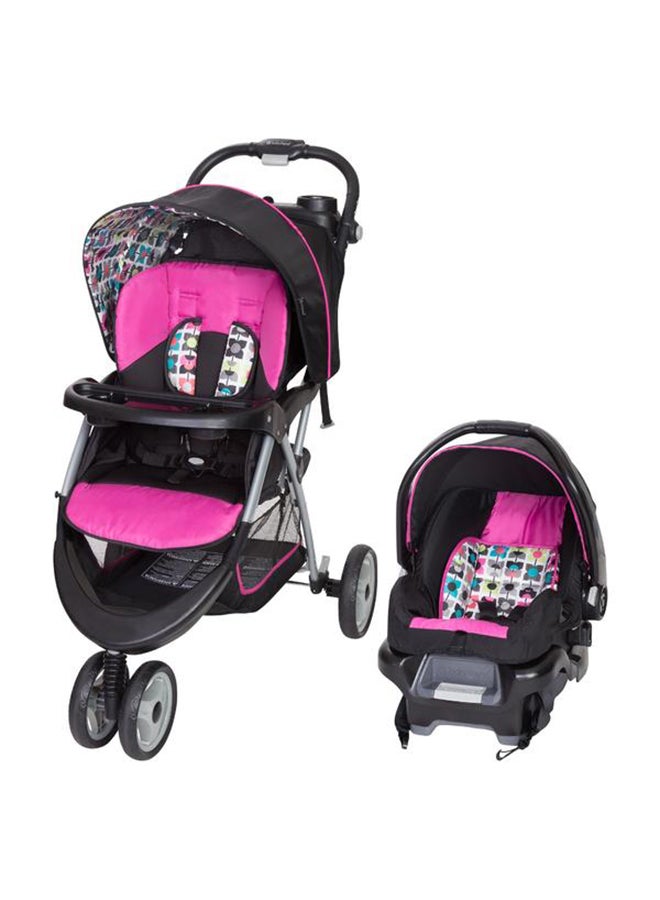 بيبي تريند عربة أطفال إي زد رايد 35 مع مقعد للسيارة - لون بلوم - Image 1