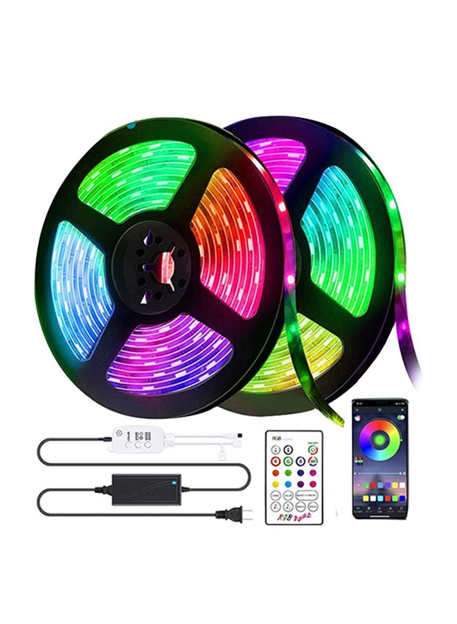 Wireless Smart App Control RGB Light Strip Kit Multicolour 10meter