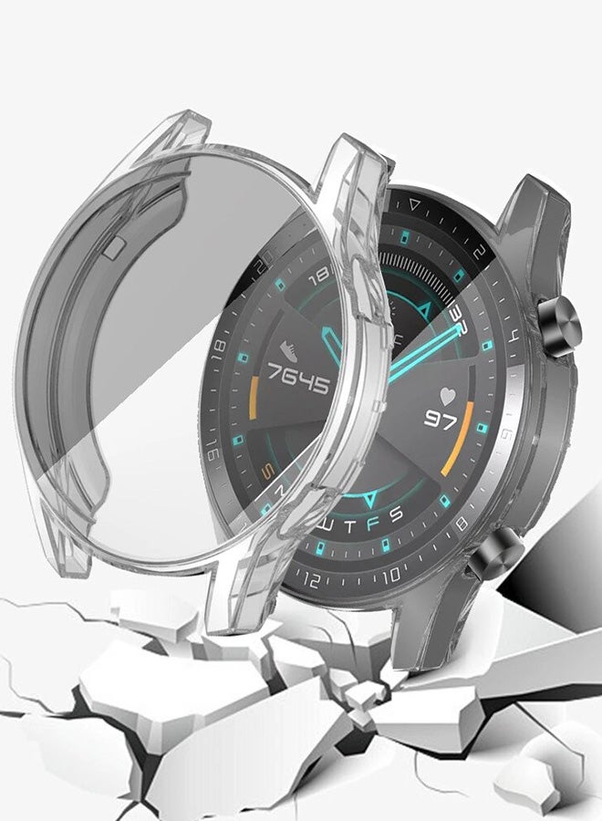 غطاء حماية مرن لساعة هواوي GT2 مقاس 46 مم أسود - Image 2