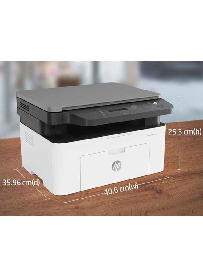 طابعة ليزر MFP 135W - للطباعة والنسخ والمسح الضوئي - حتى 20 صفحة في الدقيقة - لون أبيض طراز [4ZB83A] 40.6 x 36 x 25.3سم أبيض - v1596712397/N30669441A_6