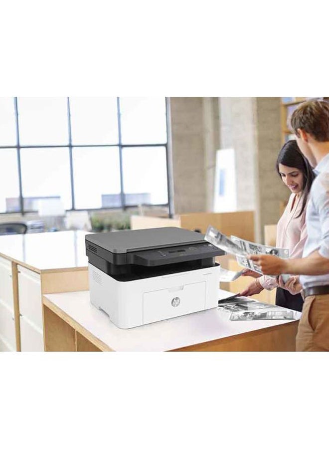 طابعة ليزر MFP 135W - للطباعة والنسخ والمسح الضوئي - حتى 20 صفحة في الدقيقة - لون أبيض طراز [4ZB83A] 40.6 x 36 x 25.3سم أبيض - v1596712397/N30669441A_7