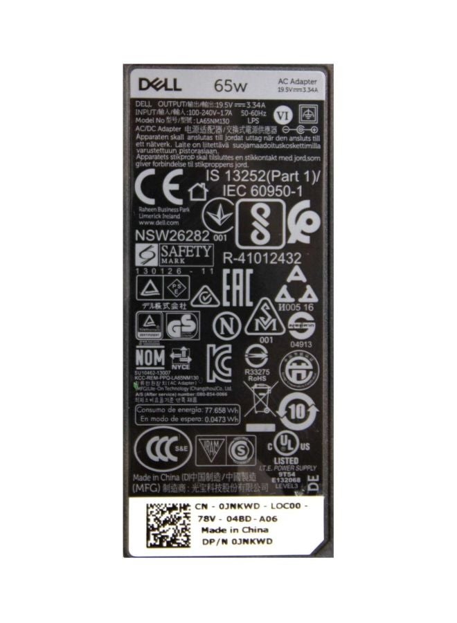 DELL Laptop AC Power Adapter Black - Image 5