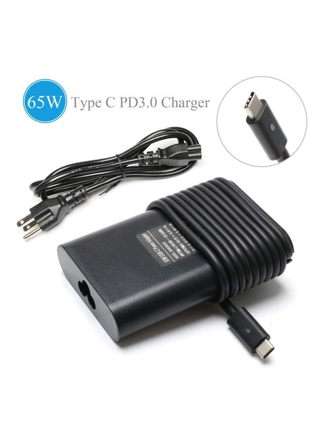 DELL USB C Charger Power Adapter Black  - Image 3