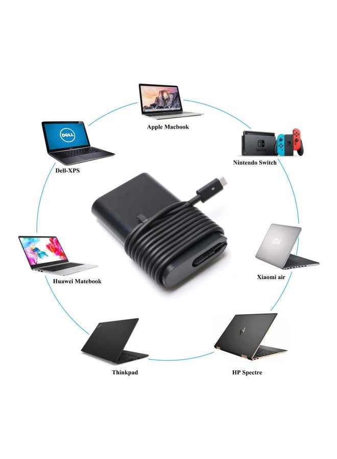 DELL USB C Charger Power Adapter Black  - Image 4
