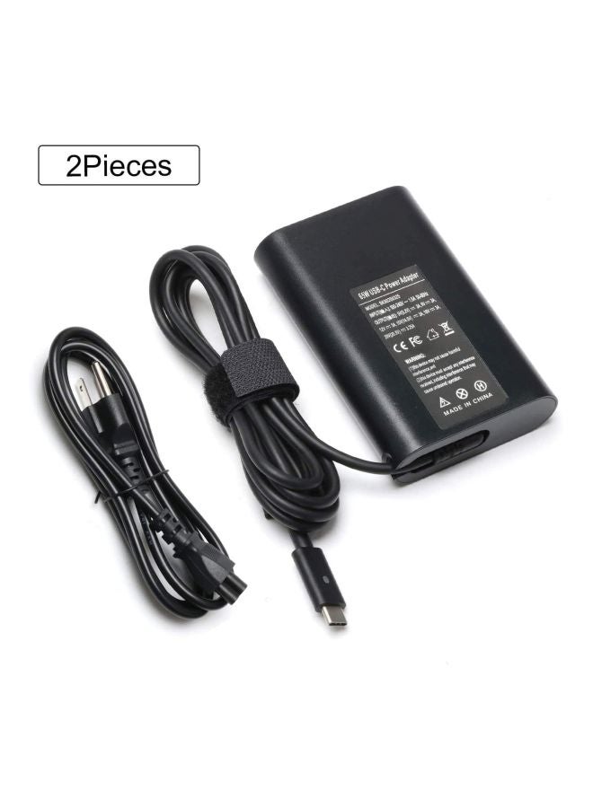 USB C Charger Power Adapter Black