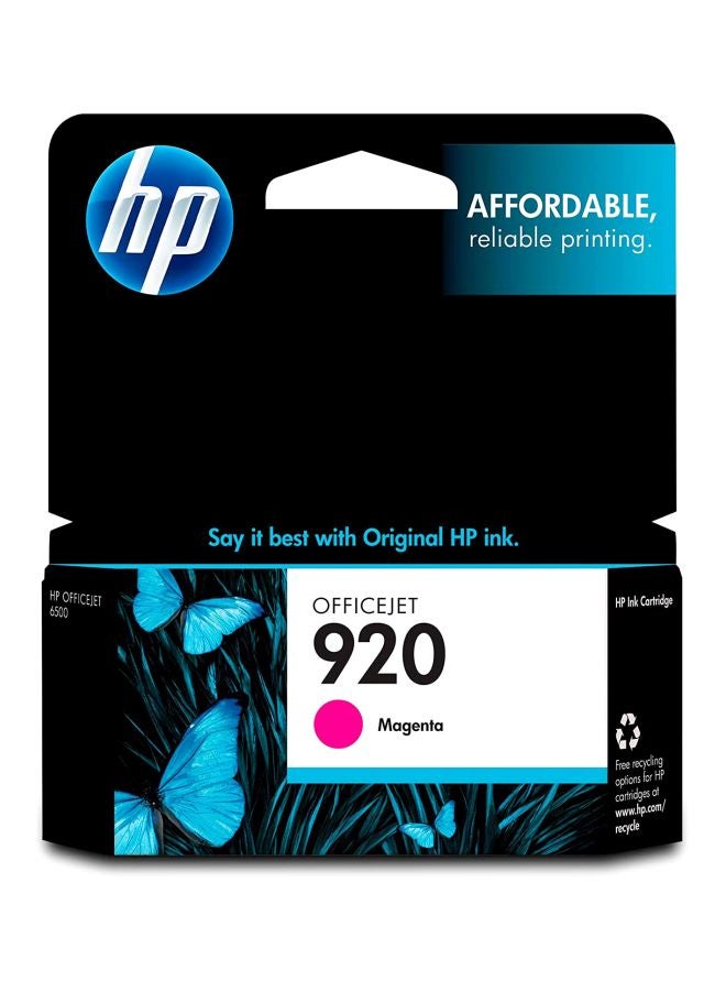 HP Original Ink Cartridge 920 Magenta - Image 1