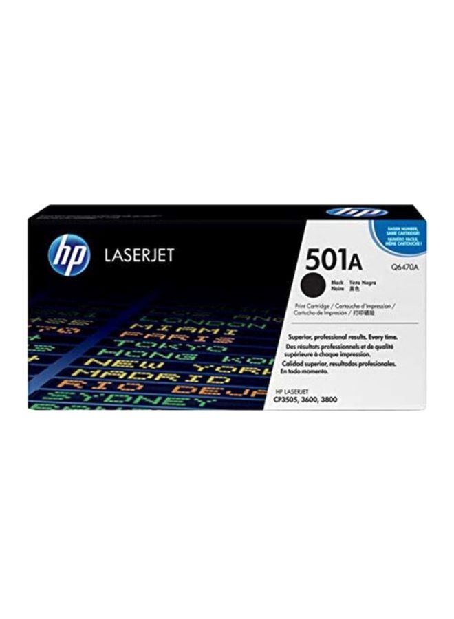 إتش بي خرطوشة مسحوق حبر لطابعة ليزر 501A 501A أسود  - Image 1