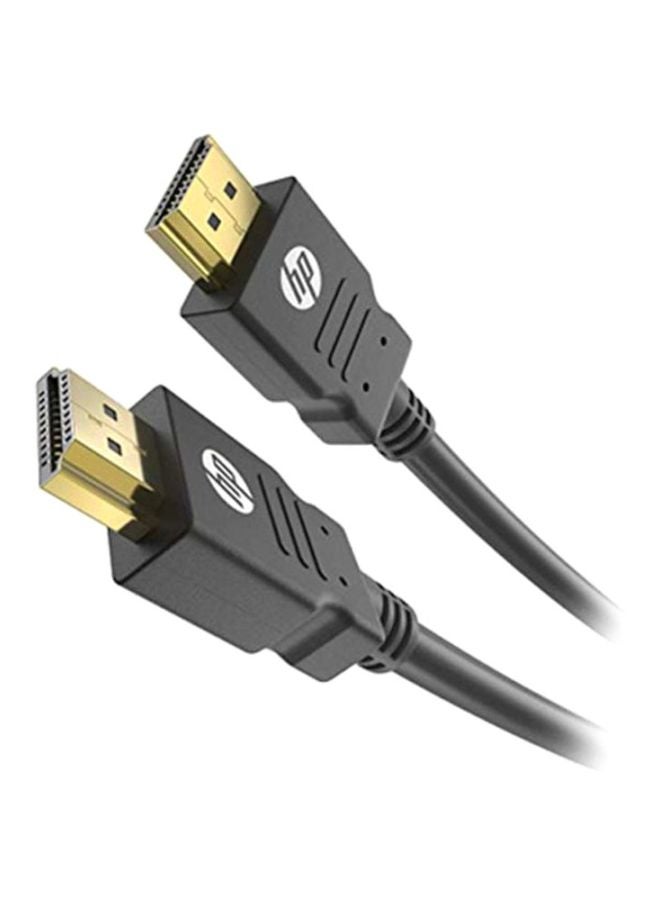 HP High Speed ​​HDMI Cable Black/Gold  - Image 1
