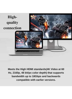 HP High Speed ​​HDMI Cable Black/Gold  - Image 4