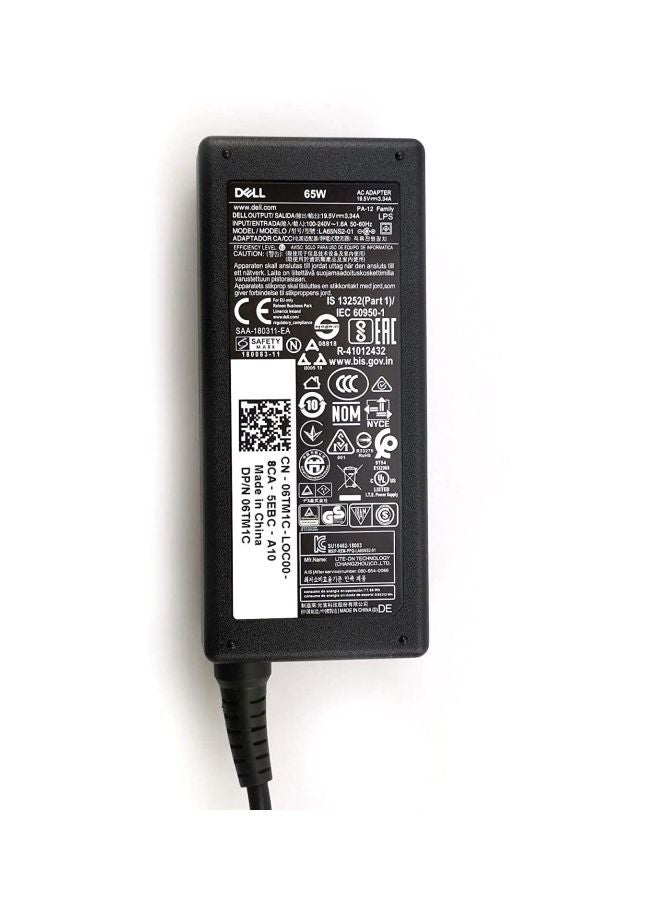 DELL - Replacement Laptop AC Adapter Charger For Dell HA65NS5-00 PA-12 9RN2C Black - Image 1