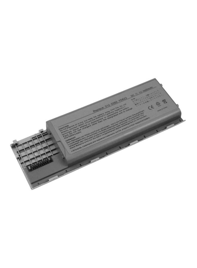 DELL 4400.0 mAh Replacement Laptop Battery For Dell Latitude D620/D630 Grey