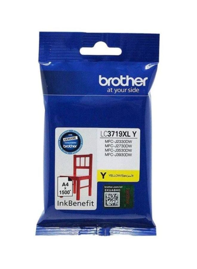 brother LC3719XLY Ink Benefit Cartridge Yellow - Image 2