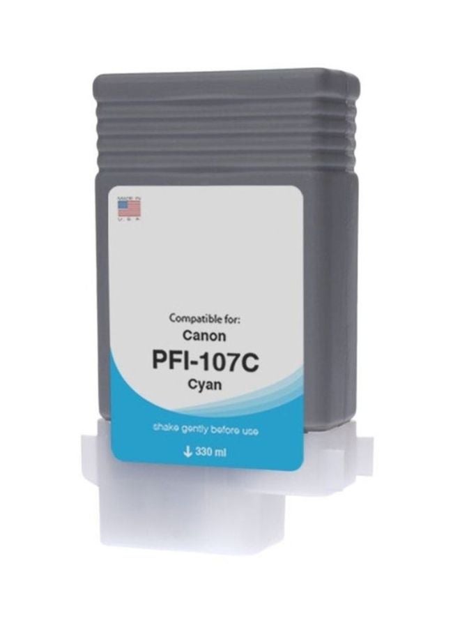 كانون خرطوشة حبر PFI-107 أزرق سماوي