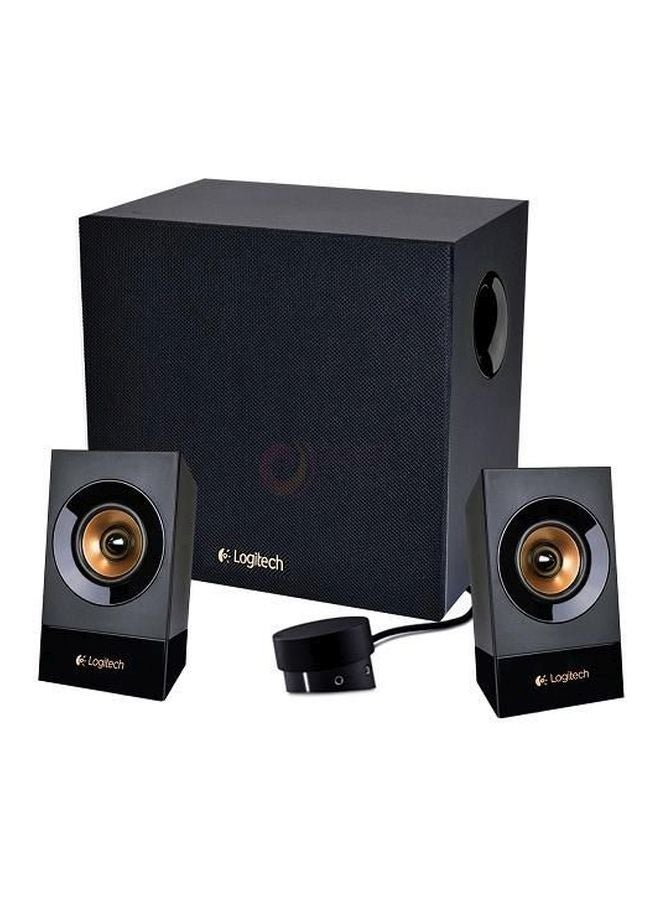 Speaker System With Subwoofer Black